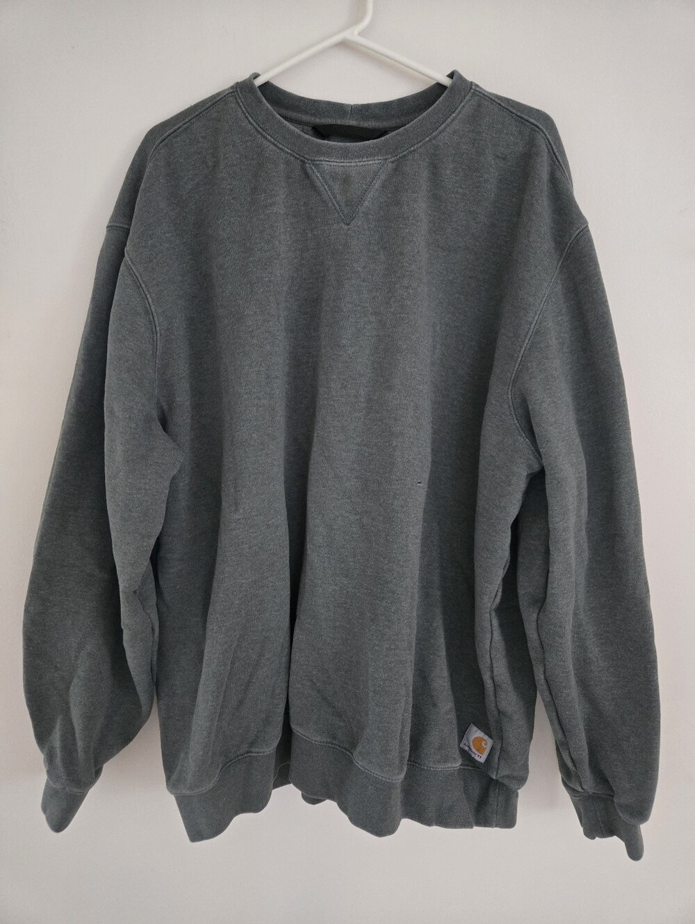 Carhartt Loose Fit Heavyweight Crewneck Sweatshirt Charcoal Grey 2XL